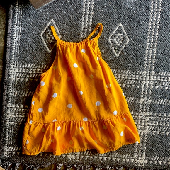 Old Navy Gold Peplum Girls top - Picture 2 of 2